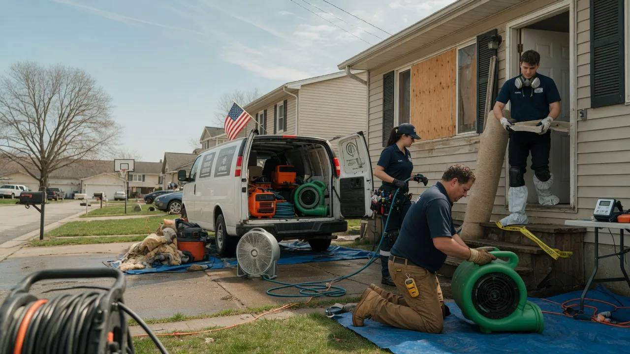 Water Damage Restoration in Wood, PA near me